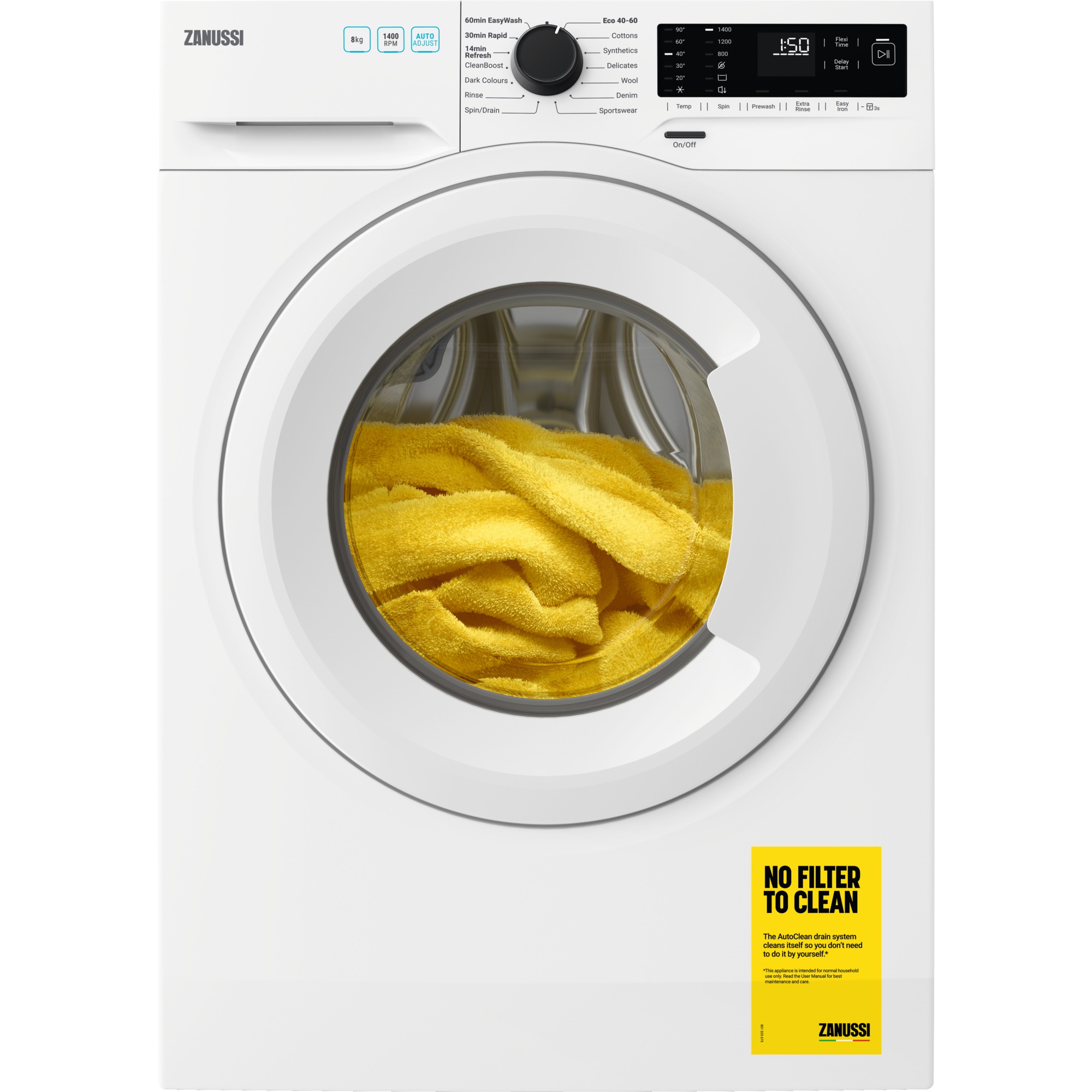 Zanussi - ZWF842C3PW thumbnail