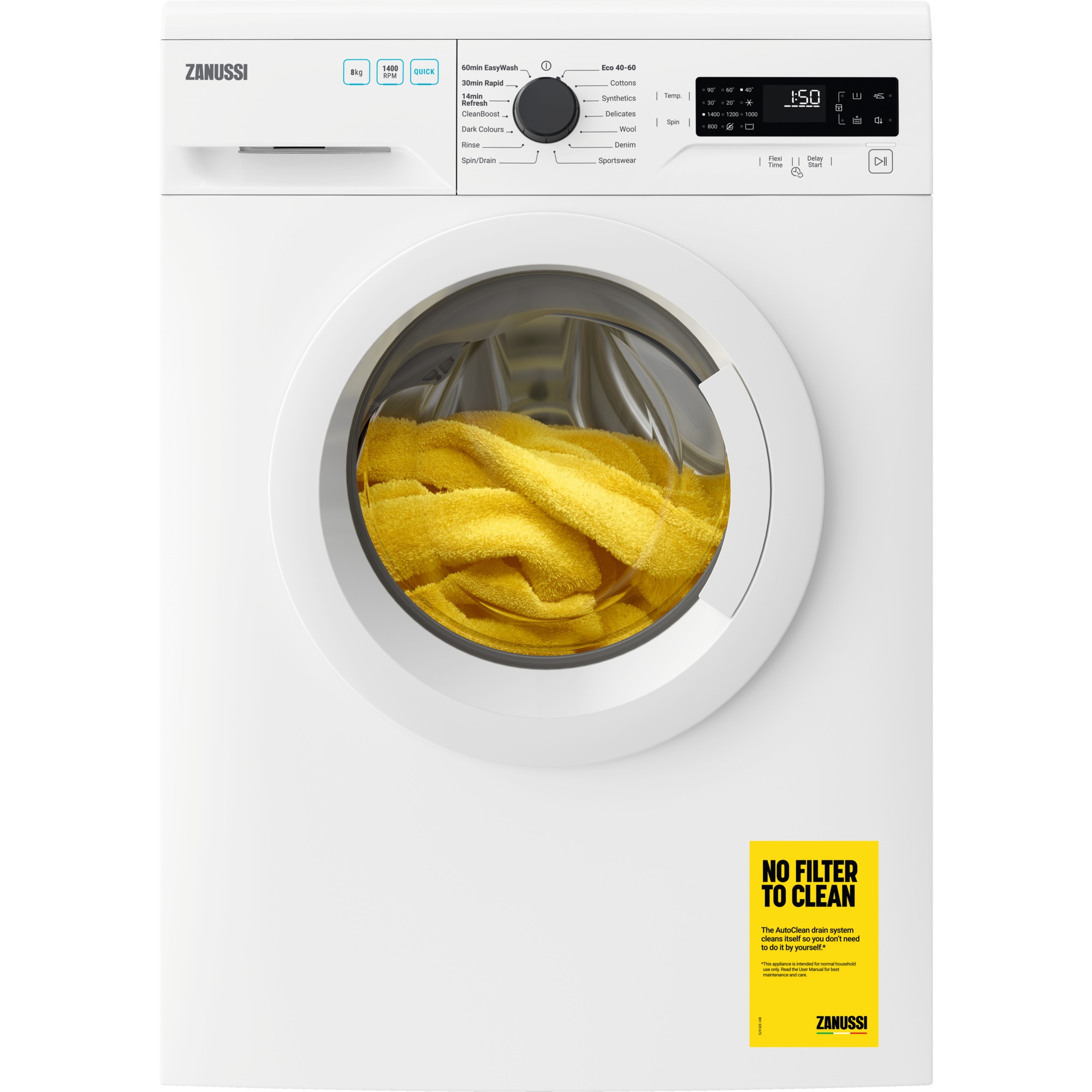 Zanussi - ZWF844B3PW thumbnail